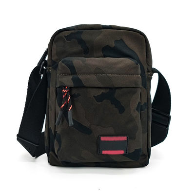 Camou Unisex crossbody tas verstelbaar duurzaam met rits sluiting