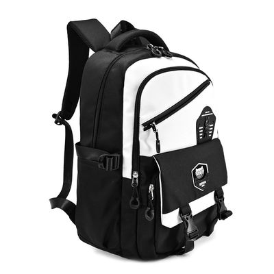 Zipper sluiting schooltassen rugzak lichtgewicht unisex stijl
