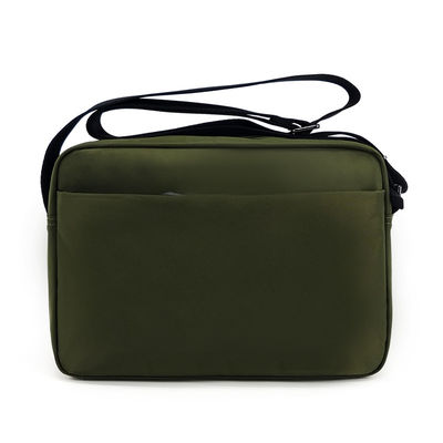 Gepersonaliseerde Groene Nylon Crossbody Bag Waterdicht Met Metalen Accessoires