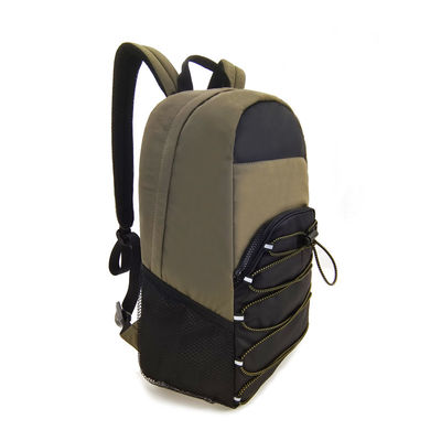 Groene waterdichte nylon sport rugzak voor wandelen