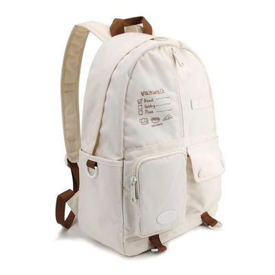 Beige mode school tassen rugzak rugzak Casual stijl 16.5 inch maat