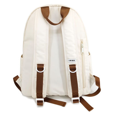 Beige mode school tassen rugzak rugzak Casual stijl 16.5 inch maat