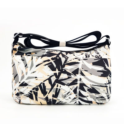Compacte Sling Over Shoulder Bag met stofvoering Zipper sluiting