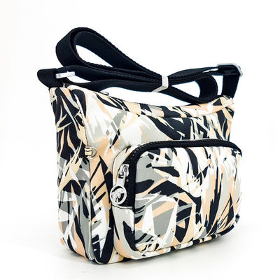 Compacte Sling Over Shoulder Bag met stofvoering Zipper sluiting