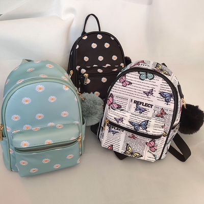 Canvas Modieuze mini-rugzakken met buitenste rits Pocket Unisex stijl