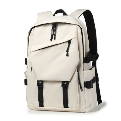 Unisex Nylon schooltassen rugzak Zipper sluiting met 2 binnenzakken
