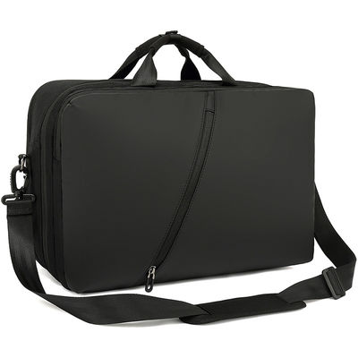 Unisex computertas rugzak, zwarte laptop rugzak waterdicht