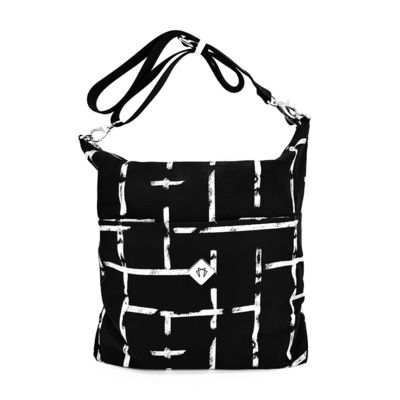 Casual Zipper Closure Crossbody Tote Handtas met meerdere compartimenten