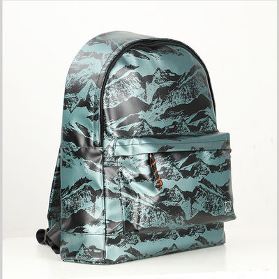 Unisex modieuze mini rugzakken, Casual Canvas rugzak met buitenste ritszak