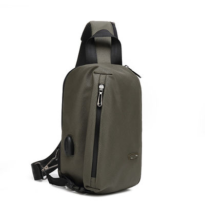 Casual schouder crossbody tassen met waterdicht materiaal rits sluiting