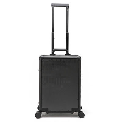 Unisex CFRP reisbagage trolley spinner aluminium koffer set