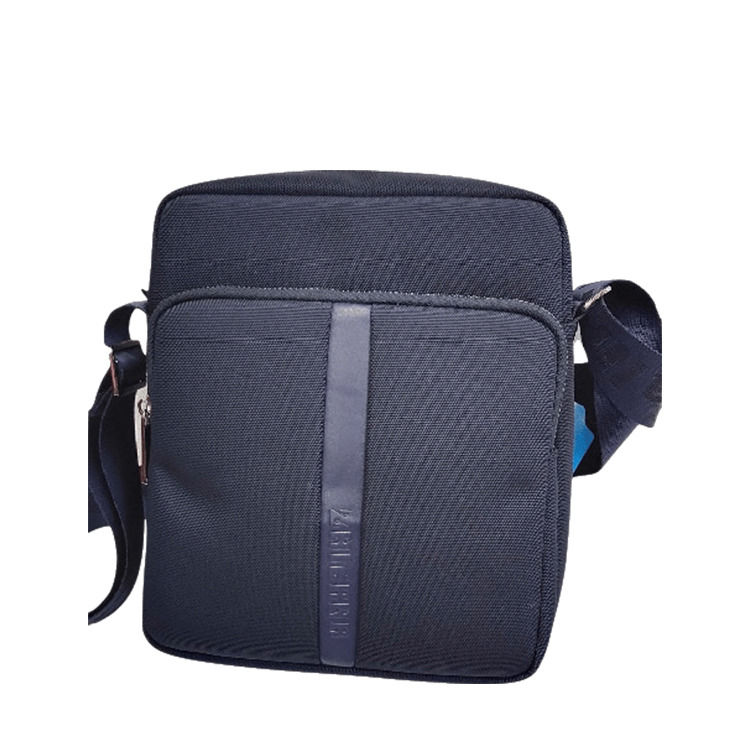 Lichte crossbody-slingtas met twee zakken met rits sluiting