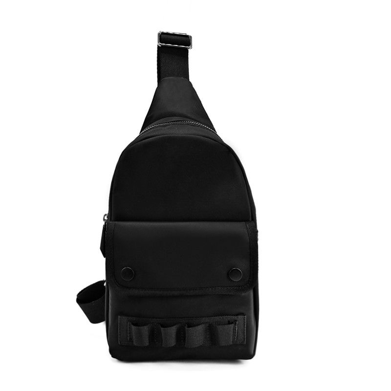 Multifunktioneel Unisex Fanny Hip Pack Zwart Afmetingen 11.8 X 6.3 X 3.1 In